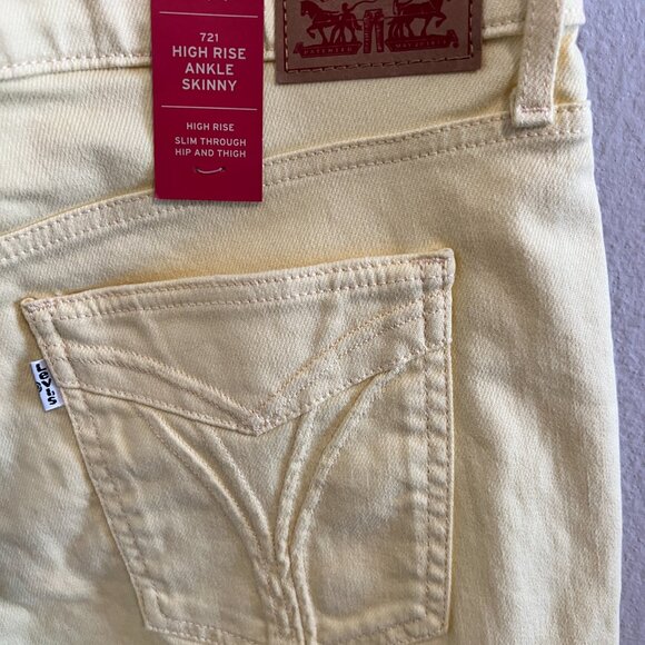 Levi's 721 High Rise Ankle Skinny Jeans - Sz 16\33 (NWT) - Picture 6 of 8